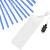 Instalatie de Craciun, 10 tuburi, 50cm, 480 LED, ploaie de meteoriti, albastru Household NewTrend