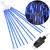 Instalatie de Craciun, 10 tuburi, 50cm, 480 LED, ploaie de meteoriti, albastru Household NewTrend