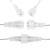 Ghirlanda luminoasa tip perdea cu stelute 138 LED-uri, 2m, pentru interior/exterior, iluminare multicolor Household NewTrend