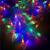Ghirlanda luminoasa tip perdea cu stelute 138 LED-uri, 2m, pentru interior/exterior, iluminare multicolor Household NewTrend