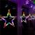 Ghirlanda luminoasa tip perdea cu stelute 138 LED-uri, 2m, pentru interior/exterior, iluminare multicolor Household NewTrend