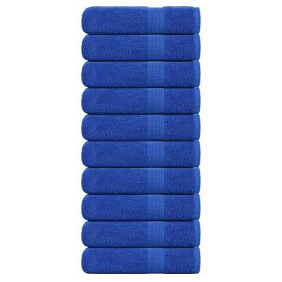 Prosoape de mână 10 buc Albastru 50x100 cm 360 g/m² 100% bumbac GartenMobel Dekor