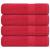 Prosoape de duș 4 buc Roșu 70x140 cm 360 g/m² 100% bumbac GartenMobel Dekor