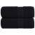 Prosoape de baie 2 buc. FROGN Negru 30x30 cm 100% bumbac GartenMobel Dekor