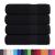 Prosoape de duș 4 buc Negru 70x140 cm 360 g/m² 100% bumbac GartenMobel Dekor