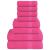 Set prosoape 8 piese roz 360 g/m² 100% bumbac GartenMobel Dekor
