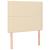 Pat box spring cu saltea, crem, 100x200 cm, textil GartenMobel Dekor