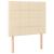 Pat box spring cu saltea, crem, 100x200 cm, textil GartenMobel Dekor