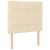 Pat box spring cu saltea, crem, 120x200 cm, textil GartenMobel Dekor