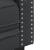 Set canapele Chesterfield cu 3 locuri, negru, piele eco. GartenMobel Dekor