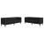 Set canapele Chesterfield cu 2 locuri, negru, piele eco. GartenMobel Dekor