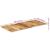 Blat de masă, 140x60x(2,5-2,7) cm, lemn de mango nefinisat GartenMobel Dekor