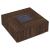 Măsuță de cafea cu LED infinity, stejar maro, 100x100x40 cm GartenMobel Dekor