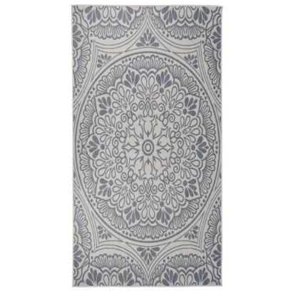 Covor de exterior, model albastru, 80x150 cm, țesătură plată GartenMobel Dekor