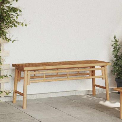 Bancă de grădină, 110x38x45 cm, bambus GartenMobel Dekor