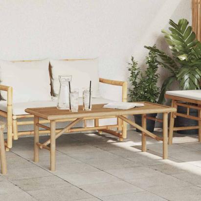 Masă de cafea Maro 110 x 50 x 43 cm Bambus GartenMobel Dekor
