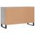 Dulap, gri beton, 100x36x60 cm, lemn compozit GartenMobel Dekor