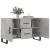 Dulap, gri beton, 100x36x60 cm, lemn compozit GartenMobel Dekor