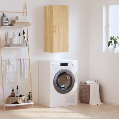 Dulap montat pe perete, stejar sonoma, 34,5x34x90 cm GartenMobel Dekor