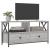 Comodă TV, sonoma gri, 90x33x45 cm, lemn prelucrat & fier GartenMobel Dekor