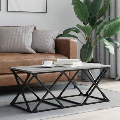Măsuță de cafea, gri sonoma, 100x49x40 cm, lemn prelucrat GartenMobel Dekor