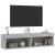 Comode TV cu lumini LED, 2 buc., gri beton, 60x30x30 cm GartenMobel Dekor