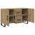 Dulap, stejar artizanal, 100x36x60 cm, lemn prelucrat GartenMobel Dekor