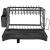 Suport vase 2 niveluri cu tava scurgere si suport tacamuri, 42x30x31,5 cm, negru Household NewTrend
