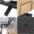 Suport vase 2 niveluri cu tava scurgere si suport tacamuri, 42x30x31,5 cm, negru Household NewTrend