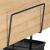 Suport vase 2 niveluri cu tava scurgere si suport tacamuri, 42x30x31,5 cm, negru Household NewTrend