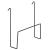 Suport vase 2 niveluri cu tava scurgere si suport tacamuri, 42x30x31,5 cm, negru Household NewTrend