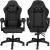 Scaun birou pentru gaming, ergonomic, suport lombar si tetiera, 114-123x55x50 cm, negru Household NewTrend