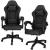 Scaun birou pentru gaming, ergonomic, suport lombar si tetiera, 114-123x55x50 cm, negru Household NewTrend