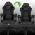 Scaun birou pentru gaming, ergonomic, suport lombar si tetiera, 114-123x55x50 cm, negru Household NewTrend