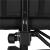 Scaun birou pentru gaming, ergonomic, suport lombar si tetiera, 114-123x55x50 cm, negru si rosu Household NewTrend