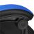 Scaun birou pentru gaming, ergonomic, suport lombar si tetiera, 114-123x55x50 cm, negru si albastru Household NewTrend