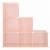 Dulap copii, modular cu 9 compartimente, PVC, 110x110x37 cm, multicolor Household NewTrend