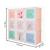 Dulap copii, modular cu 9 compartimente, PVC, 110x110x37 cm, multicolor Household NewTrend
