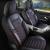 Set Huse Scaune Auto Panda Florida, negru cu cusatura rosie, 11 piese Automobile ProTravel