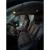 Set Huse Scaune Auto Panda Toronto, tip Alcantara, cu fermoare pentru bancheta rabatabila, negru gri, 11 piese Automobile ProTravel
