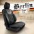 Set Huse Scaune Auto Panda Berlin, negru cu cusatura gri, 11 piese Automobile ProTravel