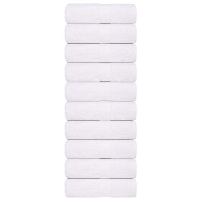 Prosoape pentru oaspeți 10 buc alb 30x50cm 360 g/m² 100% bumbac GartenMobel Dekor