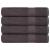 Prosoape 4 buc Antracit 100x200 cm 360 g/m² 100% bumbac GartenMobel Dekor