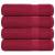 Prosoape de duș 4 buc Bordeaux 70x140 cm 360 g/m² 100% bumbac GartenMobel Dekor