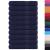Prosoape 10 buc Bleumarin 100x200 cm 360 g/m² 100% bumbac GartenMobel Dekor