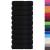Prosoape de baie 10 buc Negru 100x150 cm 360 g/m² 100% bumbac GartenMobel Dekor
