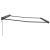 Copertină Antracit 5 x 3 m Metal GartenMobel Dekor
