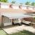 Copertină Manual Antracit 6 x 3 m Metal GartenMobel Dekor