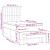 Pat box spring cu saltea, crem, 90x190 cm, textil GartenMobel Dekor