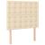 Pat box spring cu saltea, crem, 90x190 cm, textil GartenMobel Dekor